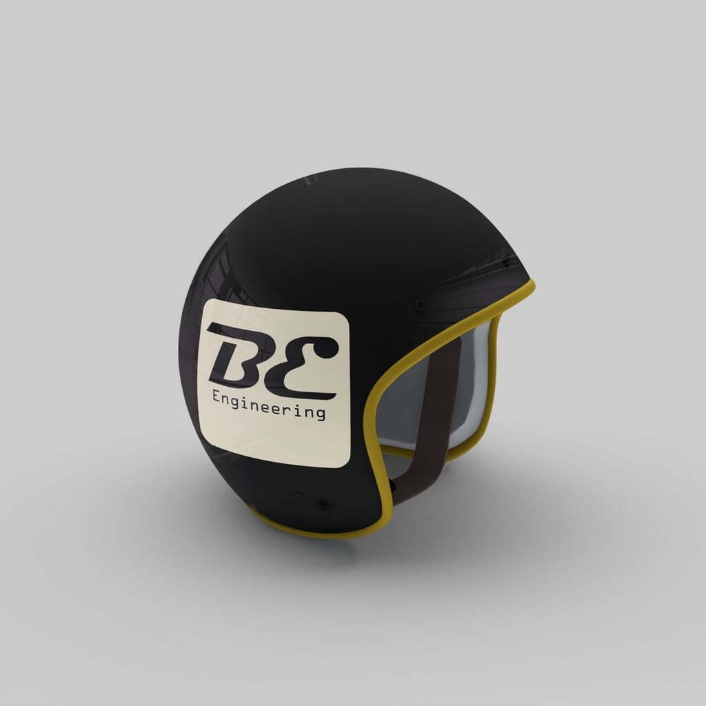 Helmet with Logotype on